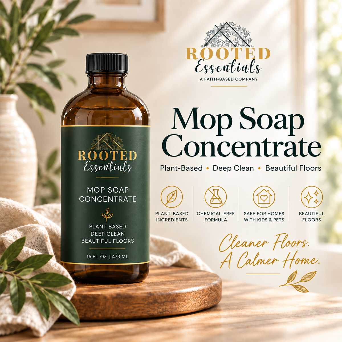 ROOTED ESSENTIALS™ GIBBOR GYM MOP SOAP