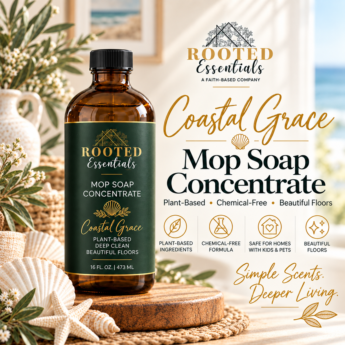 ROOTED ESSENTIALS™ GIBBOR GYM MOP SOAP