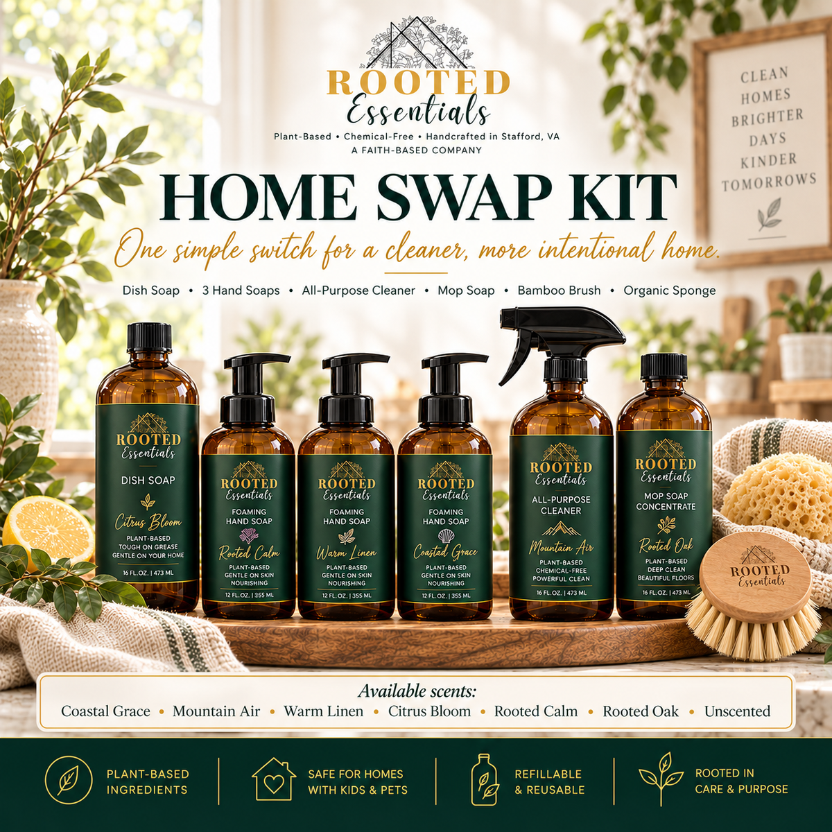 ROOTED ESSENTIALS™ HOME SWAP SET